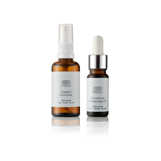 Fresh Rosehip Seed Oil & Rose Water Duo